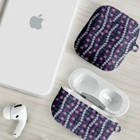 Pikake Maile Tiare Lei AirPods Case Poni Lauhala Pattern