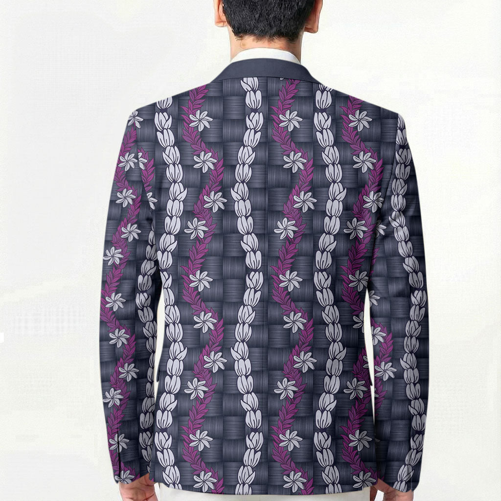 Pikake Maile Tiare Lei Blazer Poni Lauhala Pattern