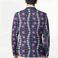Pikake Maile Tiare Lei Blazer Poni Lauhala Pattern