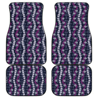 Pikake Maile Tiare Lei Car Mats Poni Lauhala Pattern