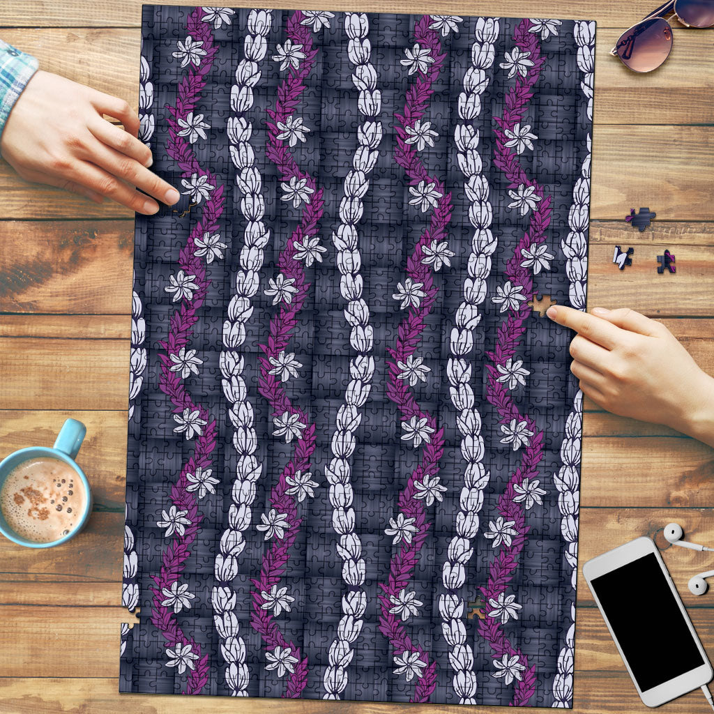 Pikake Maile Tiare Lei Puzzle Poni Lauhala Pattern
