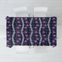 Pikake Maile Tiare Lei Tablecloth Poni Lauhala Pattern