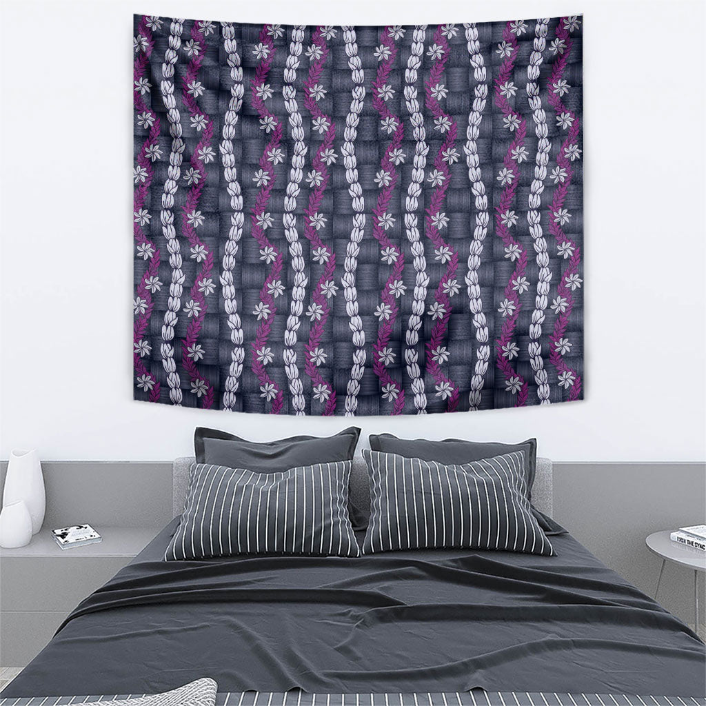 Pikake Maile Tiare Lei Tapestry Poni Lauhala Pattern