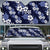 Hawaiian Hibiscus Tribal Floral Blue Auto Sun Shade Polynesian Tapa Pattern - Polynesian Pride