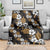 Hawaiian Hibiscus Tribal Floral Brown Blanket Polynesian Tapa Pattern - Polynesian Pride