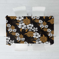 Hawaiian Hibiscus Tribal Floral Brown Tablecloth Polynesian Tapa Pattern LT01 Brown - Polynesian Pride