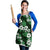 Hawaiian Hibiscus Tribal Floral Green Apron Polynesian Tapa Pattern - Polynesian Pride