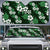 Hawaiian Hibiscus Tribal Floral Green Auto Sun Shade Polynesian Tapa Pattern - Polynesian Pride