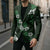 Hawaiian Hibiscus Tribal Floral Green Blazer Polynesian Tapa Pattern - Polynesian Pride