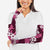 Hawaiian Hibiscus Tribal Floral Pink Arm Sleeves Polynesian Tapa Pattern - Polynesian Pride