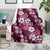 Hawaiian Hibiscus Tribal Floral Pink Blanket Polynesian Tapa Pattern - Polynesian Pride