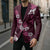 Hawaiian Hibiscus Tribal Floral Pink Blazer Polynesian Tapa Pattern - Polynesian Pride