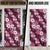 Hawaiian Hibiscus Tribal Floral Pink Door Cover Polynesian Tapa Pattern - Polynesian Pride