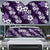 Hawaiian Hibiscus Tribal Floral Purple Auto Sun Shade Polynesian Tapa Pattern - Polynesian Pride