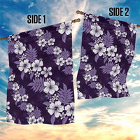 Hawaiian Hibiscus Tribal Floral Purple Garden Flag Polynesian Tapa Pattern LT01 - Polynesian Pride