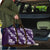 Hawaiian Hibiscus Tribal Floral Purple Travel Bag Polynesian Tapa Pattern - Polynesian Pride
