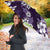 Hawaiian Hibiscus Tribal Floral Purple Umbrella Polynesian Tapa Pattern - Polynesian Pride