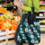 Hawaiian Hibiscus Tribal Floral Teal Grocery Bag Polynesian Tapa Pattern - Polynesian Pride