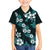 Hawaiian Hibiscus Tribal Floral Teal Hawaiian Shirt Polynesian Tapa Pattern - Polynesian Pride