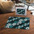 Hawaiian Hibiscus Tribal Floral Teal Puzzle Polynesian Tapa Pattern - Polynesian Pride