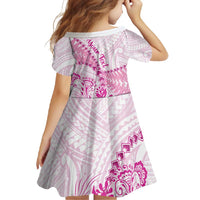 Personalised New Zealand Pink Fern Breast Cancer Family Matching Summer Maxi Dress and Hawaiian Shirt Polynesian Pattern LT01 - Polynesian Pride