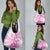 New Zealand Pink Fern Breast Cancer Grocery Bag Polynesian Pattern