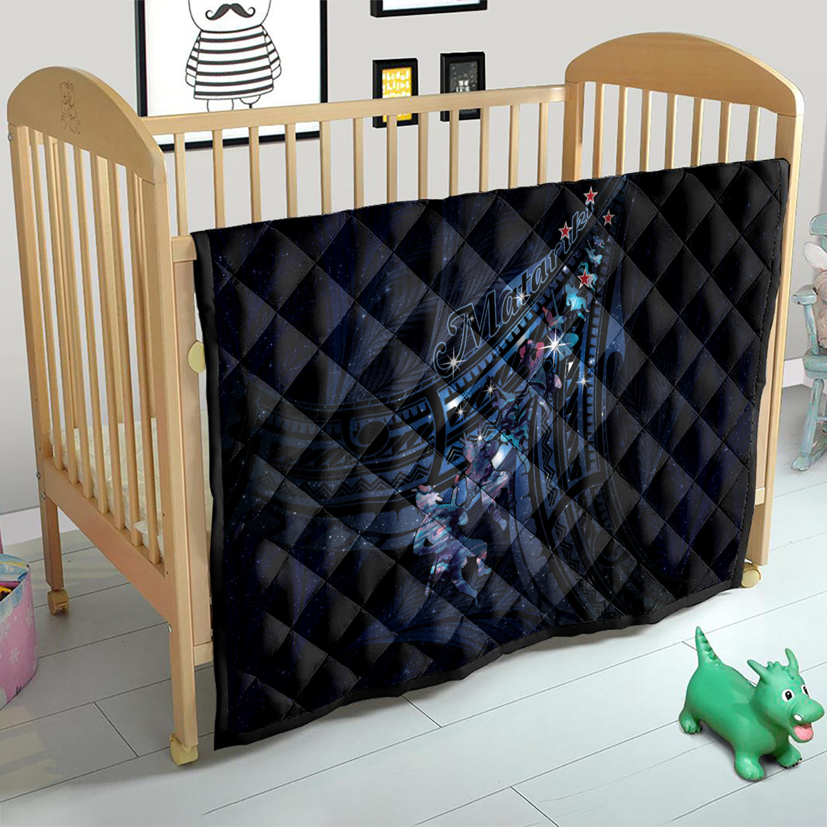 Matariki Paua Shell New Zealand Quilt Haka Dance At The Starry Night LT01 - Polynesian Pride