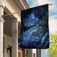 Matariki Kiwi Garden Flag Silver Fern