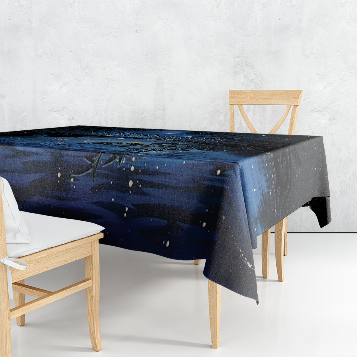 Matariki Kiwi Tablecloth Silver Fern