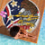 Personalized American Samoa Beach Blanket Amerika Samoa Bald Eagle