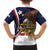 Personalized American Samoa Family Matching Off The Shoulder Long Sleeve Dress and Hawaiian Shirt Amerika Samoa Bald Eagle