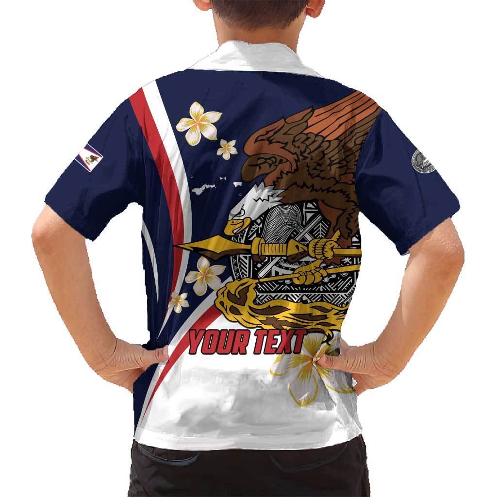Personalized American Samoa Family Matching Off Shoulder Maxi Dress and Hawaiian Shirt Amerika Samoa Bald Eagle