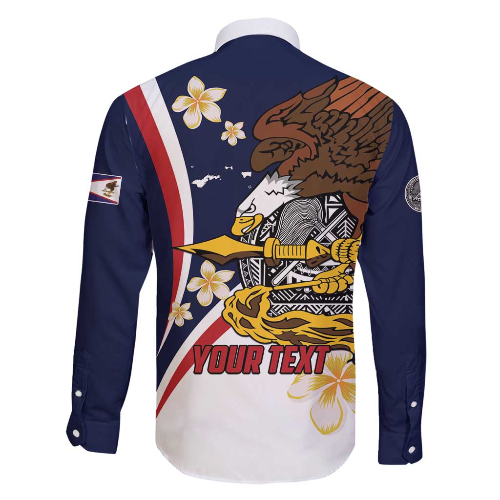 Personalized American Samoa Family Matching Off Shoulder Maxi Dress and Hawaiian Shirt Amerika Samoa Bald Eagle
