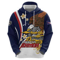 Personalized American Samoa Hoodie Amerika Samoa Bald Eagle