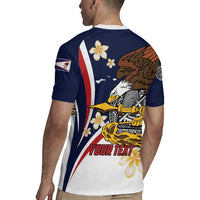 Personalized American Samoa Rugby Jersey Amerika Samoa Bald Eagle