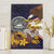 American Samoa Eagle Kava Bowl Canvas Wall Art Plumeria Polynesian Pattern
