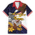 American Samoa Eagle Kava Bowl Family Matching Off Shoulder Maxi Dress and Hawaiian Shirt Plumeria Polynesian Pattern