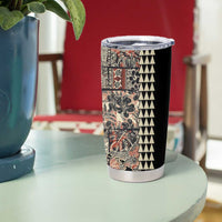 Hawaiian Quilt Tumbler Cup Hibiscus Kakau Vintage Style LT01 - Polynesian Pride