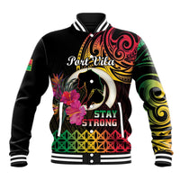 Personalised Vanuatu Port Vila Stay Strong Baseball Jacket Long God Yumi Stanap