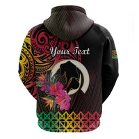 Personalised Vanuatu Port Vila Stay Strong Hoodie Long God Yumi Stanap