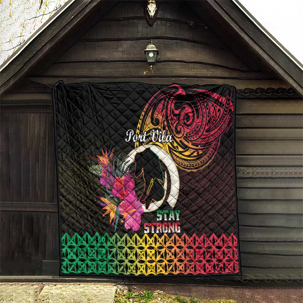 Vanuatu Port Vila Stay Strong Quilt Long God Yumi Stanap