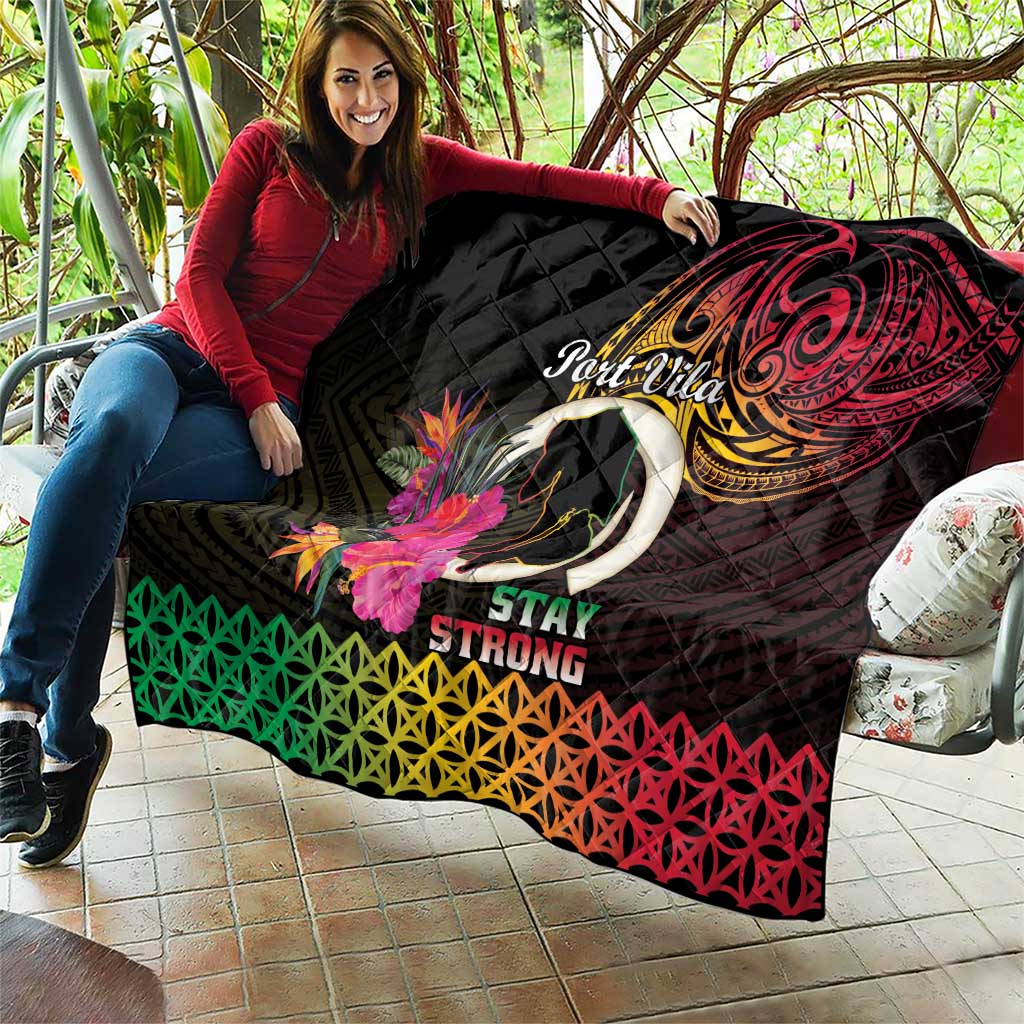 Vanuatu Port Vila Stay Strong Quilt Long God Yumi Stanap