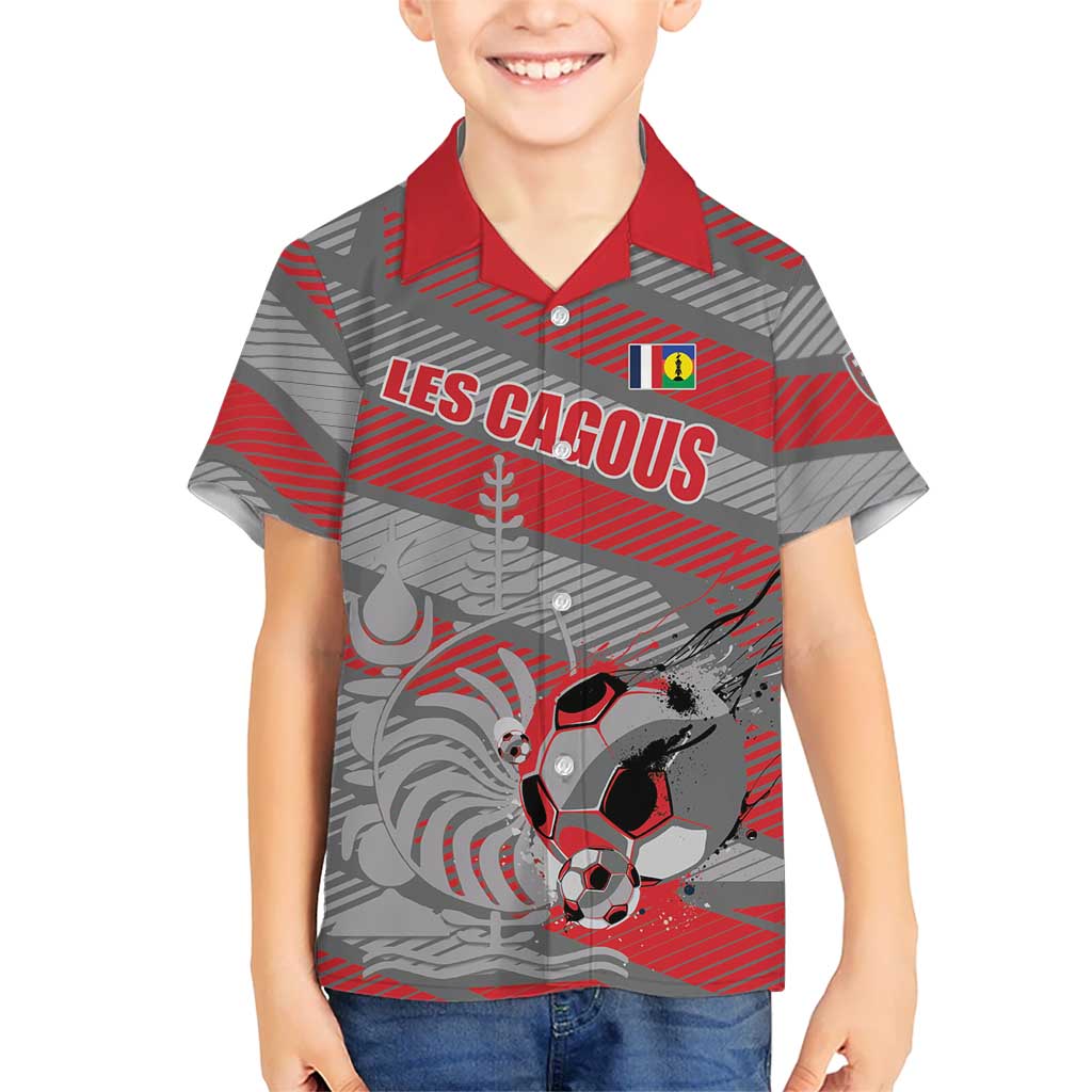 Custom Football 2026 New Caledonia Hawaiian Shirt Kagus Come On LT01 - Polynesian Pride