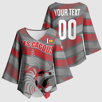 Custom Football 2026 New Caledonia Kimono Sleeve Blouse Kagus Come On