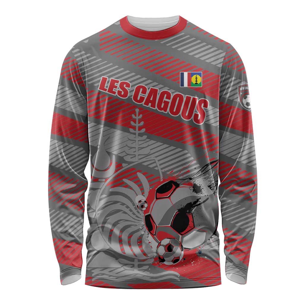 Custom Football 2026 New Caledonia Long Sleeve Shirt Kagus Come On