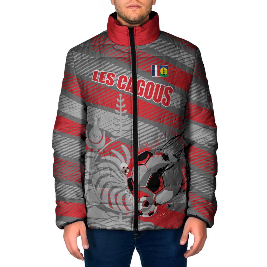 Custom Football 2026 New Caledonia Padded Jacket Kagus Come On