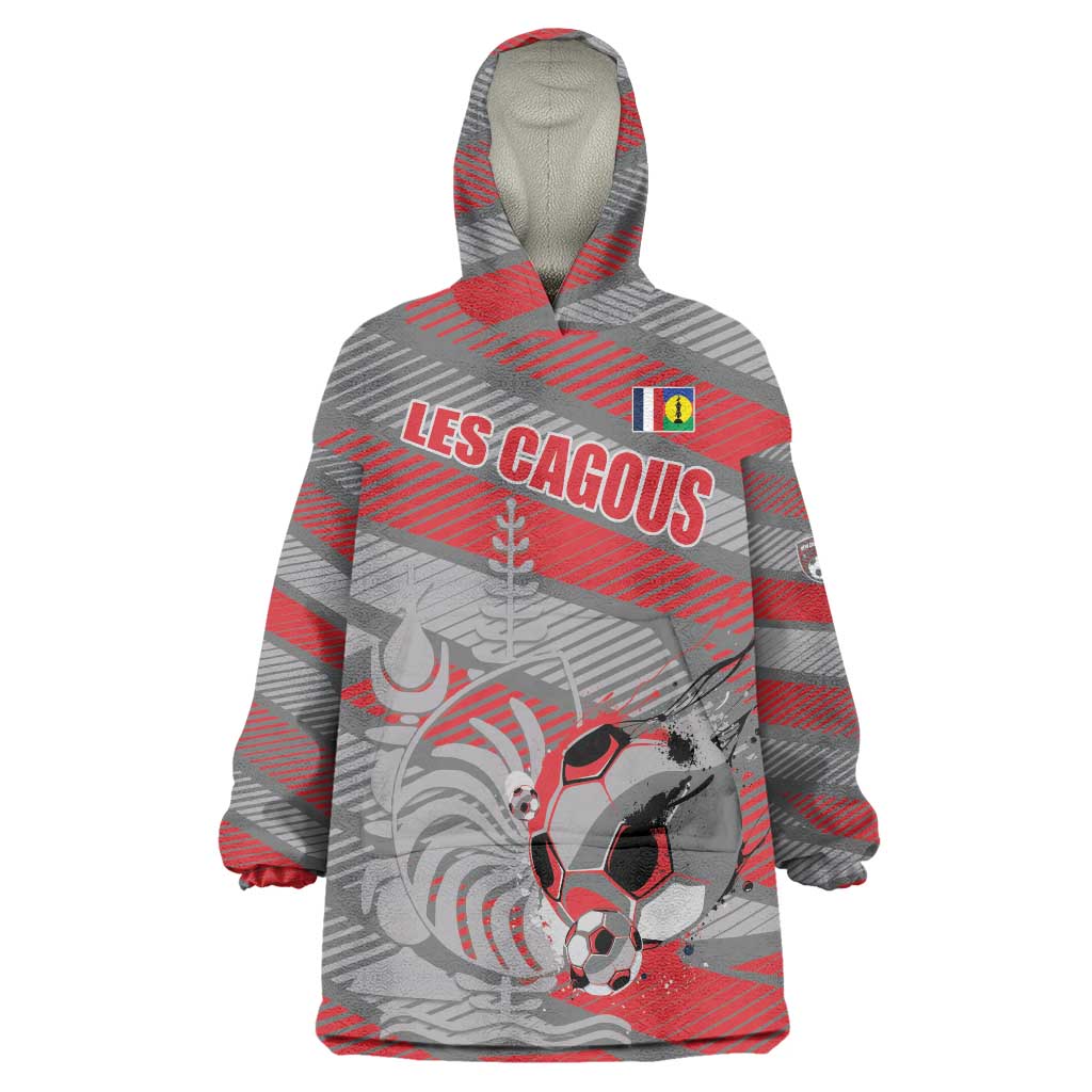 Custom Football 2026 New Caledonia Wearable Blanket Hoodie Kagus Come On