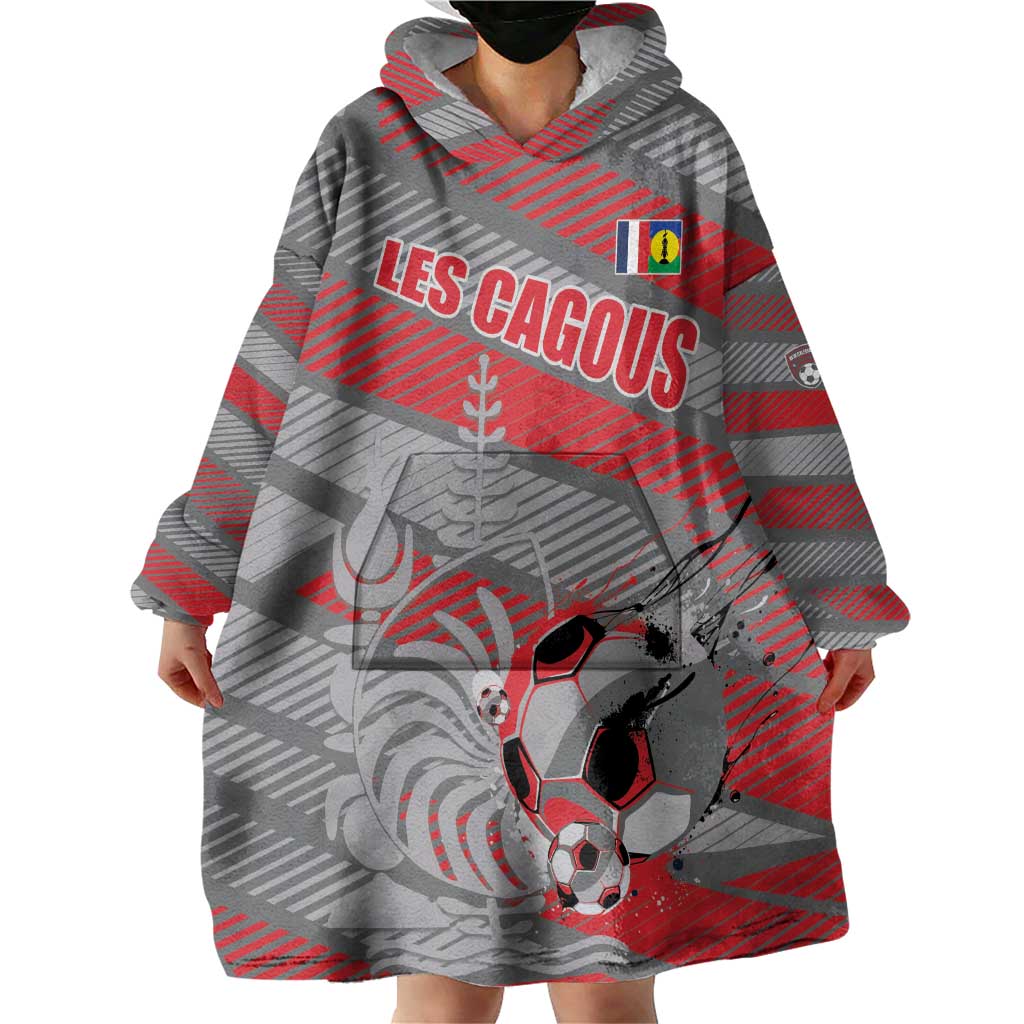 Custom Football 2026 New Caledonia Wearable Blanket Hoodie Kagus Come On