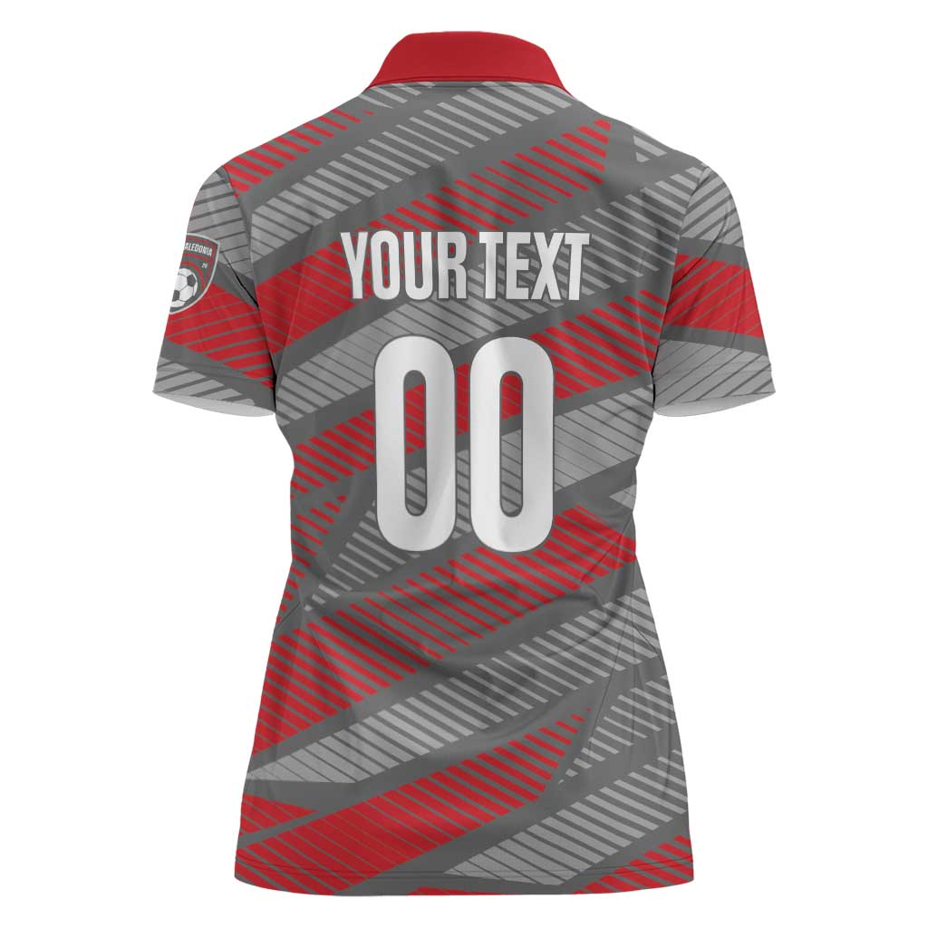 Custom Football 2026 New Caledonia Women Polo Shirt Kagus Come On