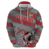 Custom Football 2026 New Caledonia Zip Hoodie Kagus Come On